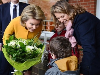 Visite de la Reine Mathilde 